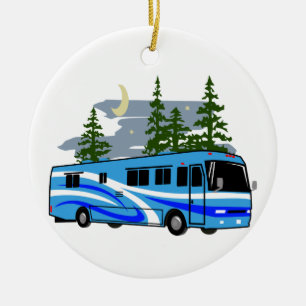 RV Motorhome Julgransprydnad Keramik