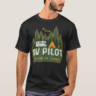 RV Pilot Camping Motorhome Travel Vacation Gift T Shirt
