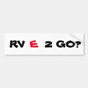 RV (RED)E 2 GO? (ÄR VI REDO ATT GÅ?) BILDEKAL