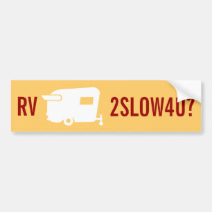RV saktar för 4 U? - Resa släphumorn Bildekal