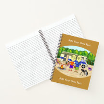 RV Tecknad Travel Journal Diary