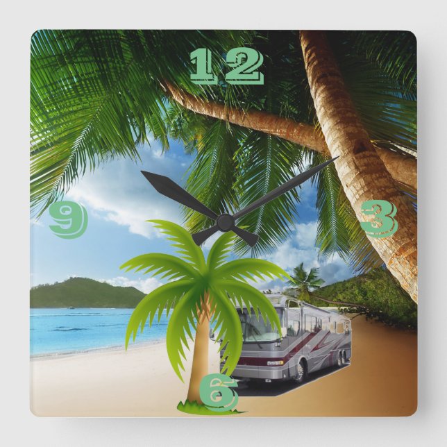 RV TID Väggur Tick Tack Klockor (Framsida)