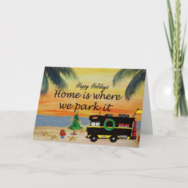 RV-videokamera julkort från min konst Kort (Framsida)