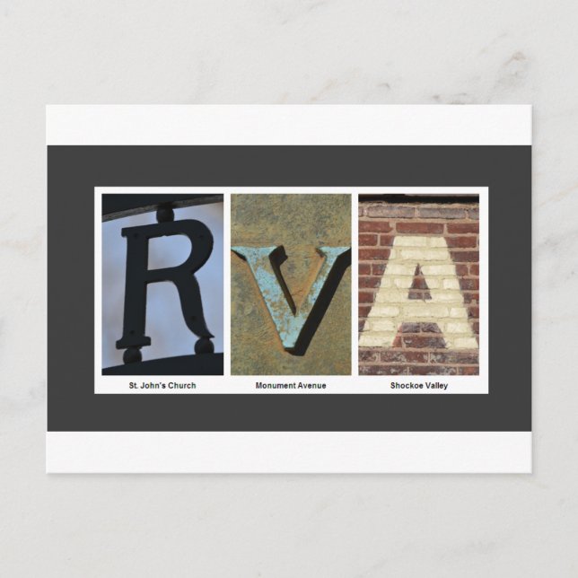 RVA-fotokollage Vykort (Framsida)