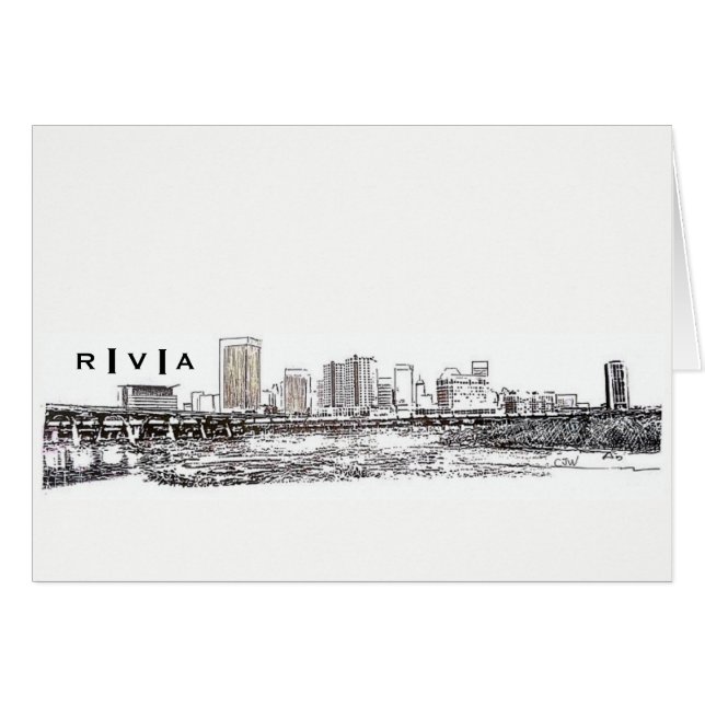 RVA-horisont Hälsningskort (Framsidan Horizontal)