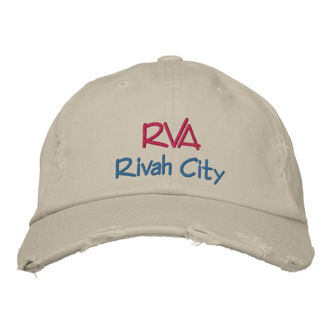 RVA Rivah City Broderad Keps (Framsida)