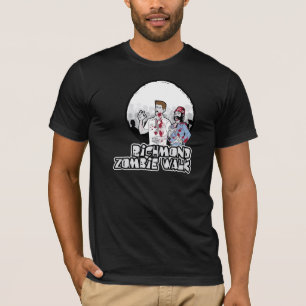 rvazombien går mörka färger för amerikandräkt t-shirt