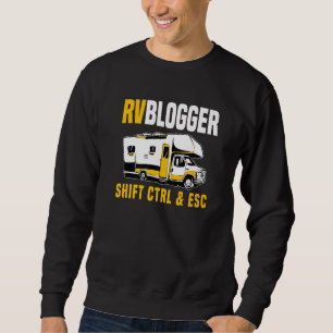 Rvblogger Publisher Writer Blogg Innehåll Creator  Lång Ärmad Tröja