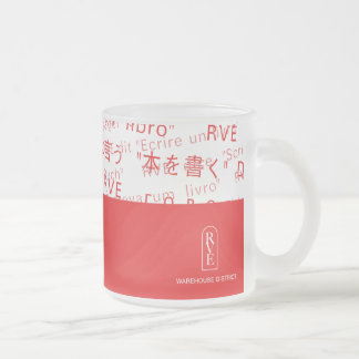 RVE SAYS: "Skriva A Bok" Frosted Mugg
