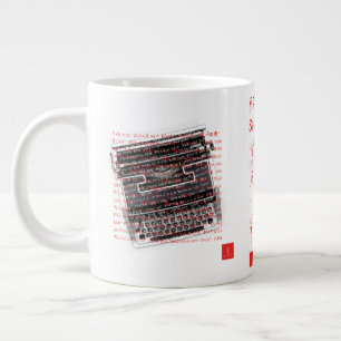 RVE SAYS: "Skriva A Bok" Jumbo Mugg