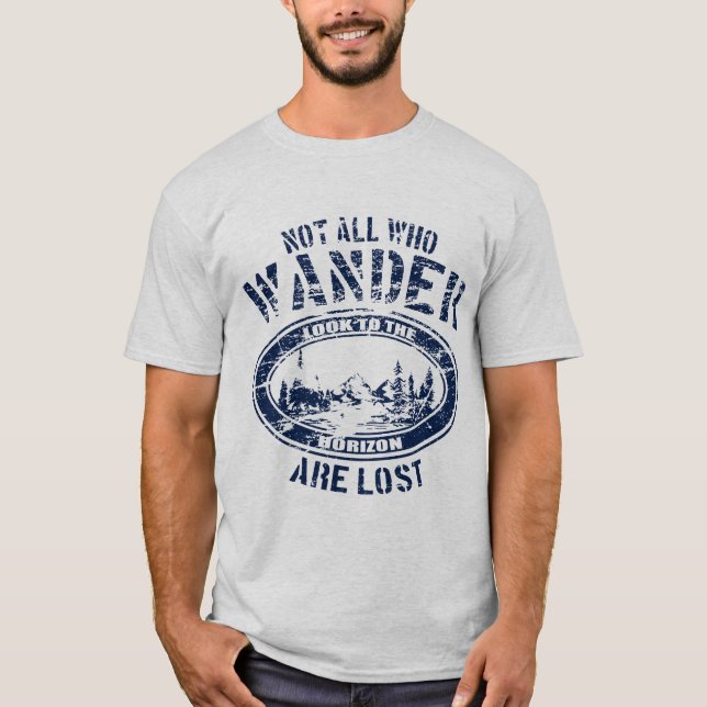 RVing Tshirt - inte all som Wander är borttappad T Shirt (Framsida)