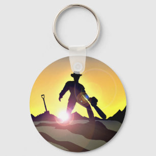 RWAC: CowboyChainsawspade Nyckelring