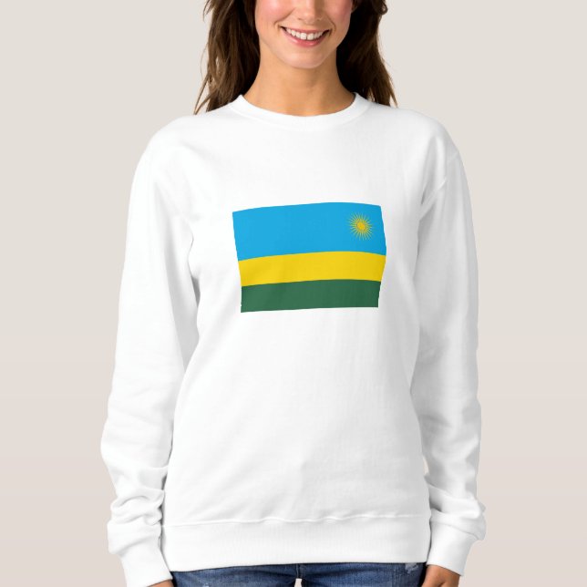 Rwanda flaga t shirt (Framsida)