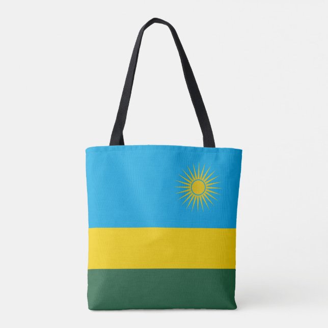 Rwanda flaga tygkasse (Baksida)
