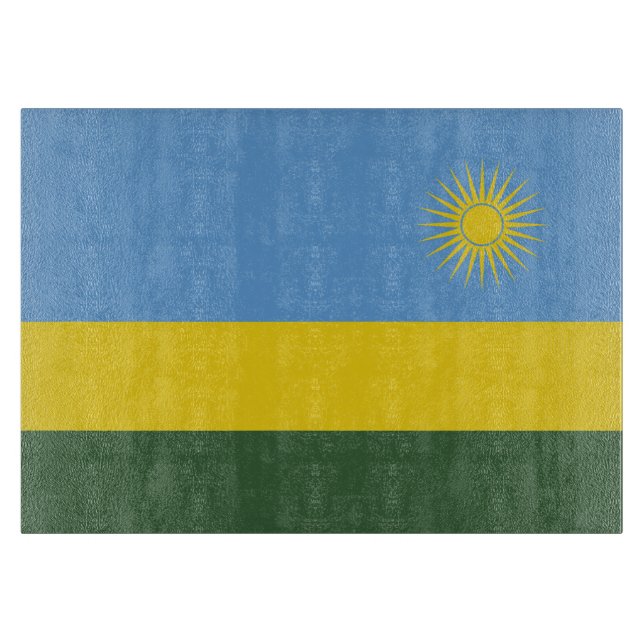 Rwanda flagga (Framsidan)