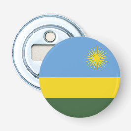 Rwanda flagga flasköppnare