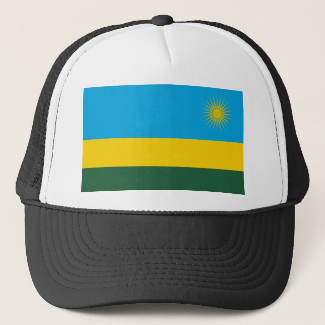 Rwanda Flagga Keps (Framsida)