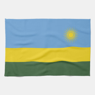 Rwanda flagga kökshandduk