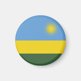 Rwanda flagga magnet