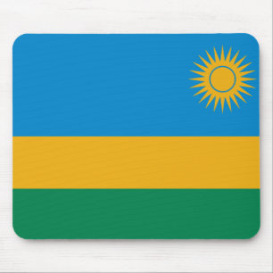Rwanda Flagga Mousepad Musmatta