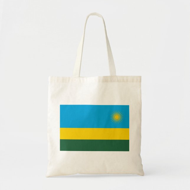 Rwanda Flagga (Rwanda) (afrikanska Land) Tygkasse (Framsidan)