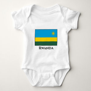 Rwanda Flagga T Shirt