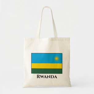 Rwanda Flagga Tygkasse