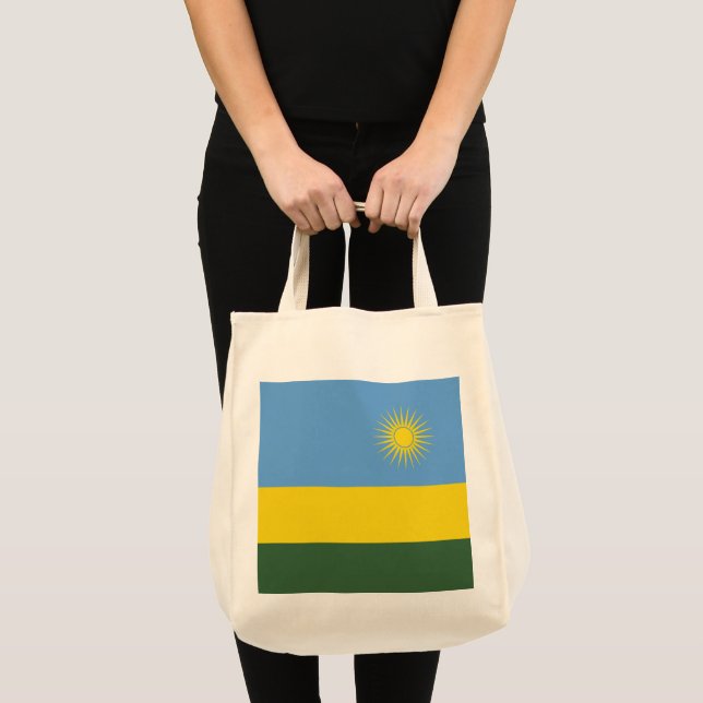 Rwanda flagga tygkasse (Framsida (produkt))