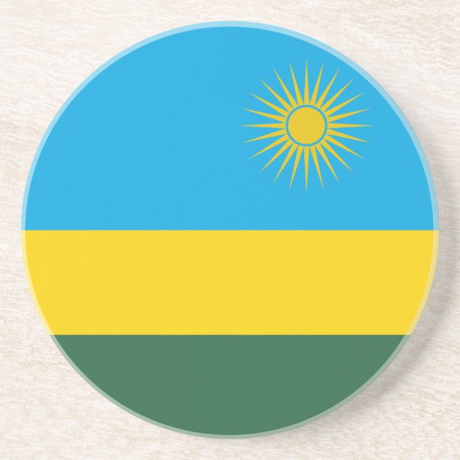 Rwanda Flagga Underlägg (Framsidan)