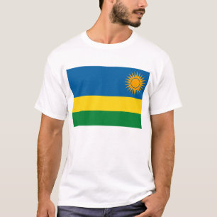 Rwanda flaggaT-tröja T Shirt