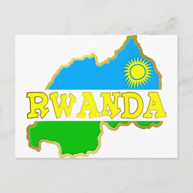Rwanda godbitar 2 vykort (Framsida)