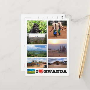 Rwanda - I Kärlek - Vykort