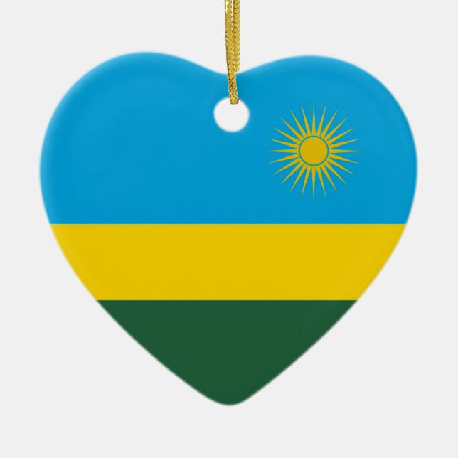 RWANDA JULGRANSPRYDNAD KERAMIK (Framsidan)