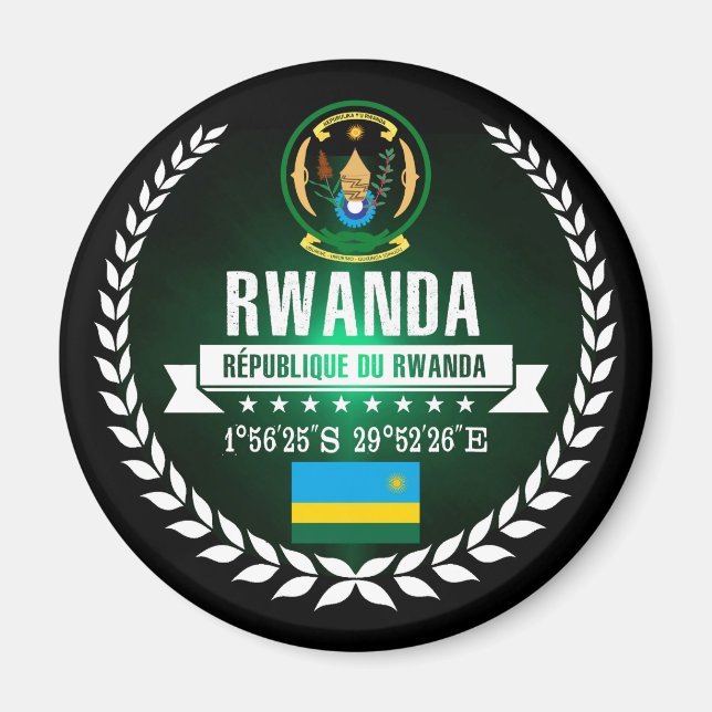 Rwanda Magnet (Framsidan)