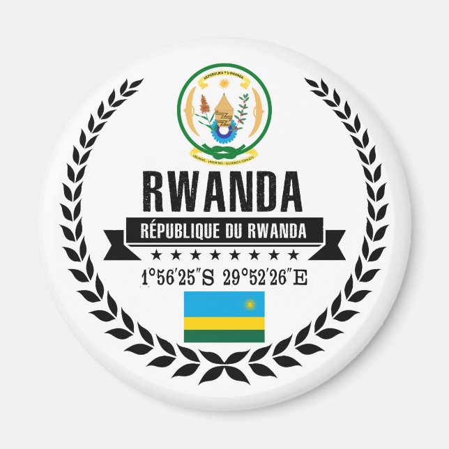 Rwanda Magnet (Framsidan)