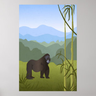 Rwanda Plantskola Affisch