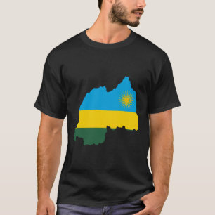 RWANDA Speciella Äventyr Anpassade Black T Shirt
