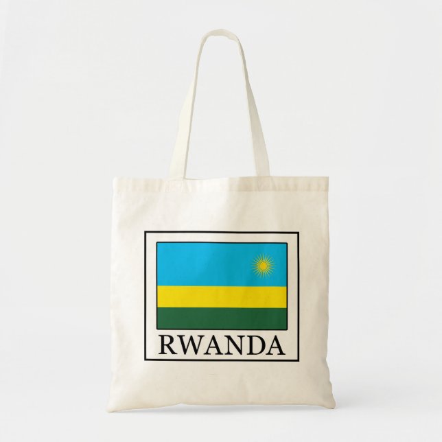 Rwanda tocksäck tygkasse (Framsidan)