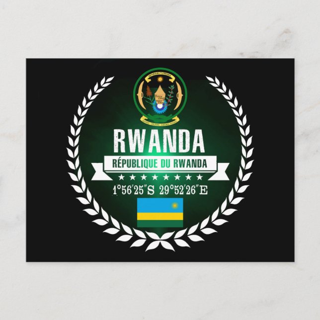 Rwanda Vykort (Framsida)