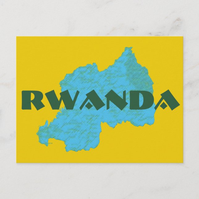 Rwanda Vykort (Framsida)