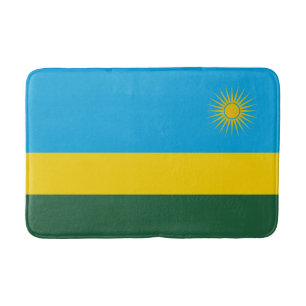 Rwandaflagga Badrumsmatta