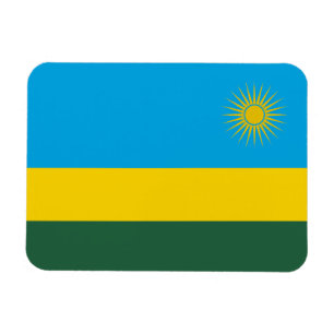 Rwandaflagga Magnet