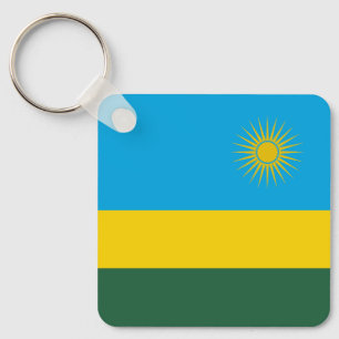 Rwandaflagga Nyckelring