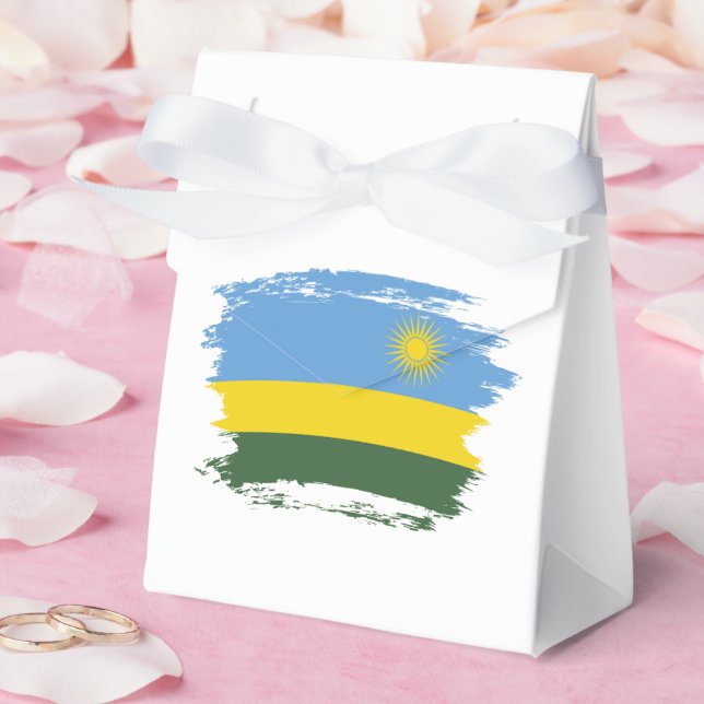 Rwandaflagga Presentaskar (Bröllop)