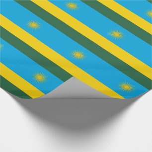 Rwandaflagga Presentpapper