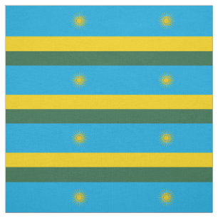 Rwandaflagga Tyg