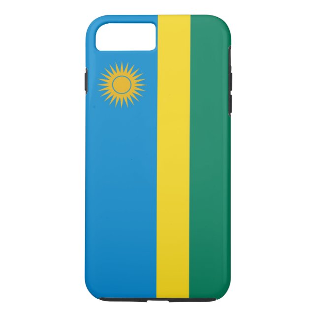 Rwandas flagga Case-Mate iPhone skal (Baksida)