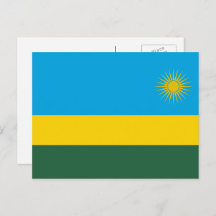 Rwandas Flagga, Rwandas Flagga Vykort