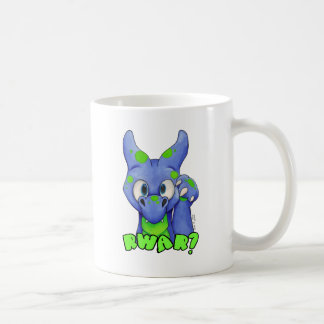 RWAR? (Blått) den gulliga bebisdraken mycket Kaffemugg