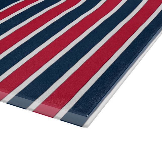 RWB Baseball Coord Rand 1-15x11 CUTTING BOARD (Hörn)